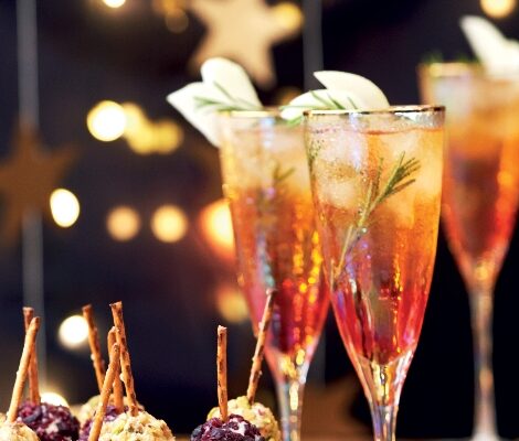 Hruškový aperol cider spritz